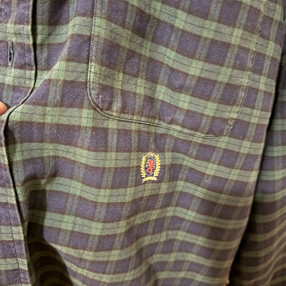Vintage 90s Tommy Hilfiger Oxford Button Down - Picture 2 of 3